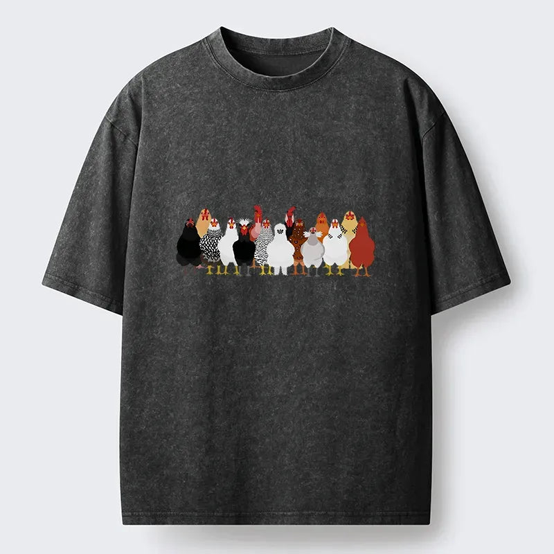 kyoto lion funny chicken t-shirt for gift