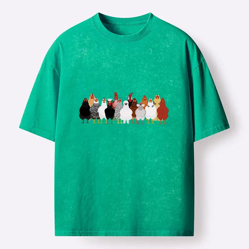 funny chicken t-shirt for anime convention