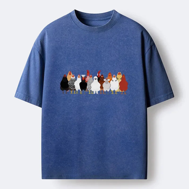 funny chicken t-shirt for anime convention