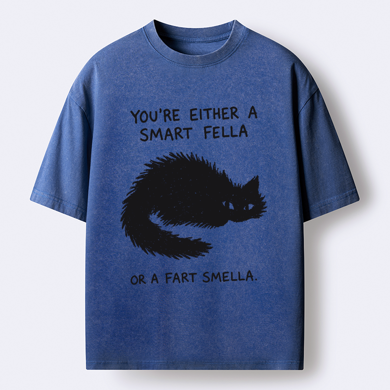 washed unisex cat t-shirt street style