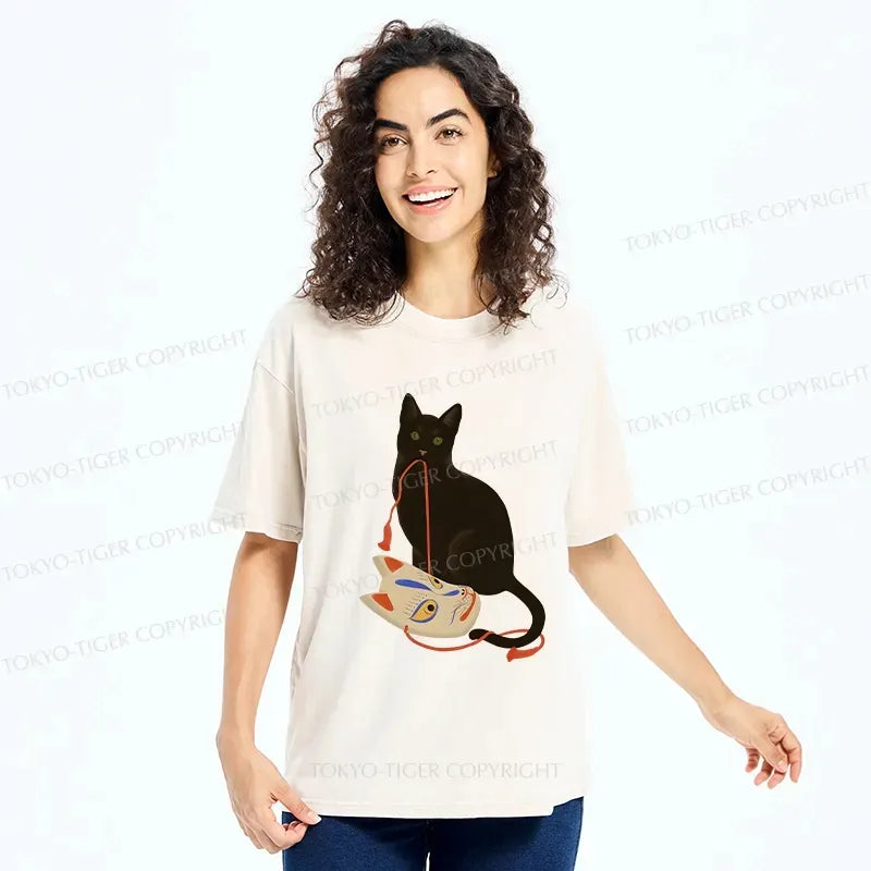 Unisex Cat T-Shirt for Streetwear