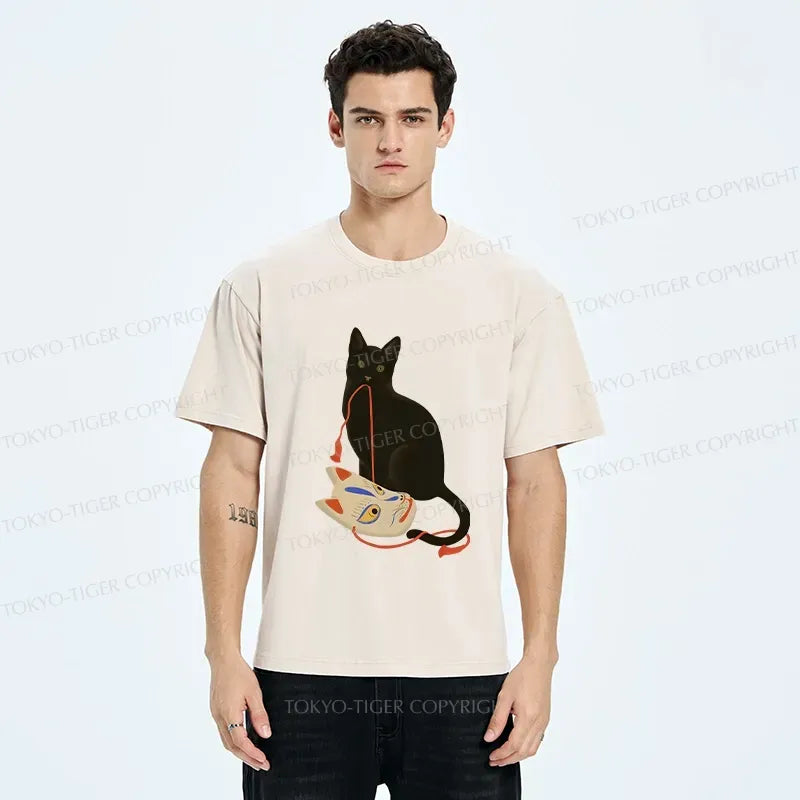 Unisex Cat T-Shirt for Streetwear