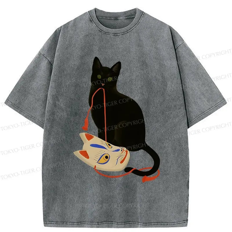 Best Seller Vintage Washed Cat Tee