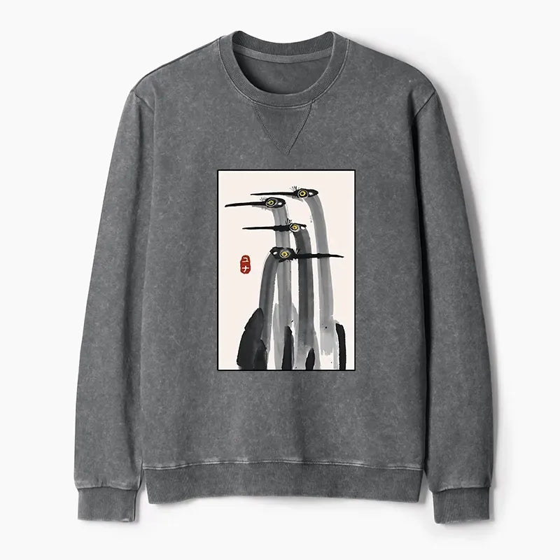 Vintage Japanese Art Sweatshirt Deal