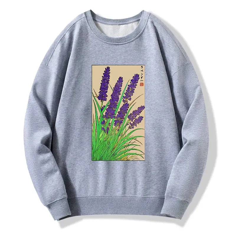 Kyoto Lion Lavender Unisex Sweatshirt