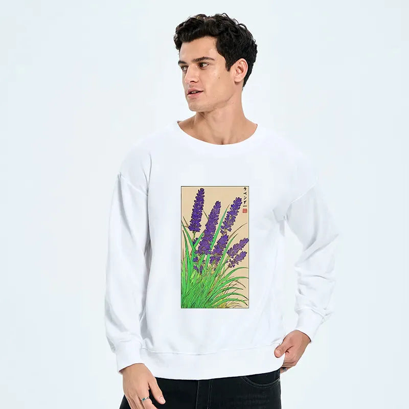 Kyoto Lion Lavender Unisex Sweatshirt