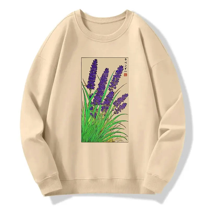 Kyoto Lion Lavender Unisex Sweatshirt