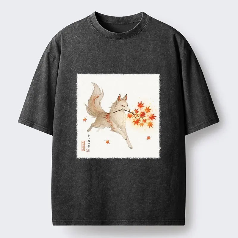Vintage Japanese Spirit Fox T-Shirt