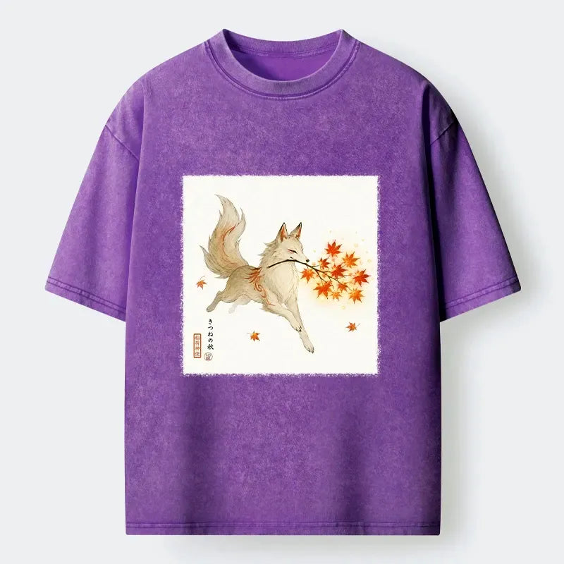 Fox Print T-Shirt for Streetwear
