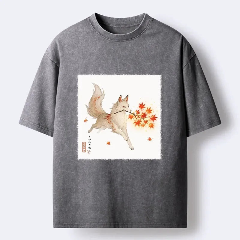 Vintage Japanese Spirit Fox T-Shirt