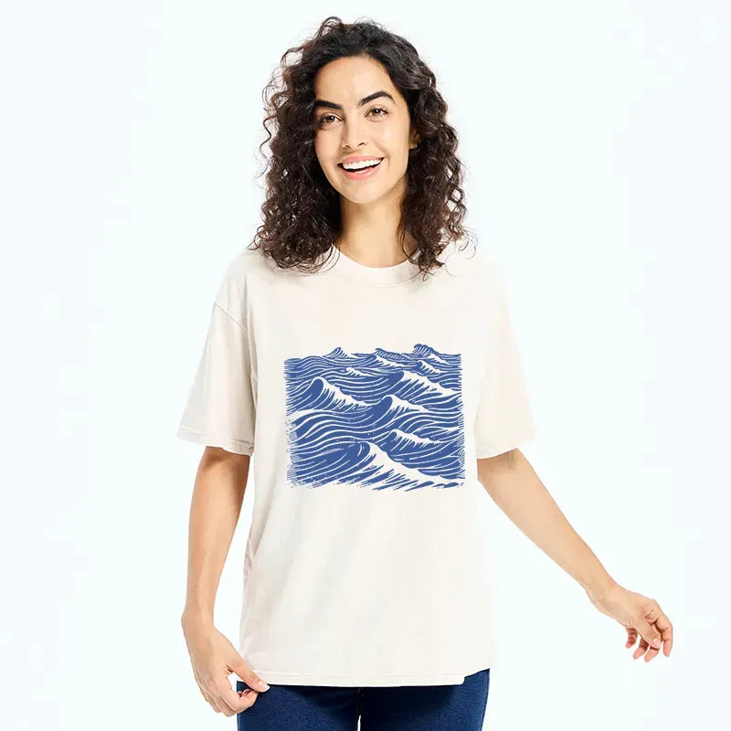 Ocean Sea Washed T-Shirt on Sale