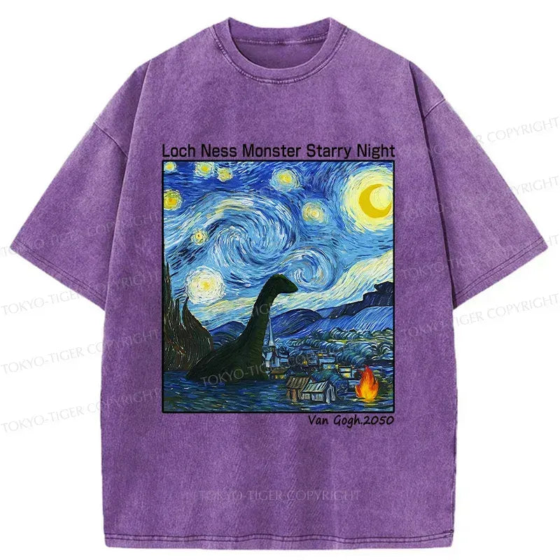 Unisex Loch Ness Monster Ukiyo-e T-Shirt