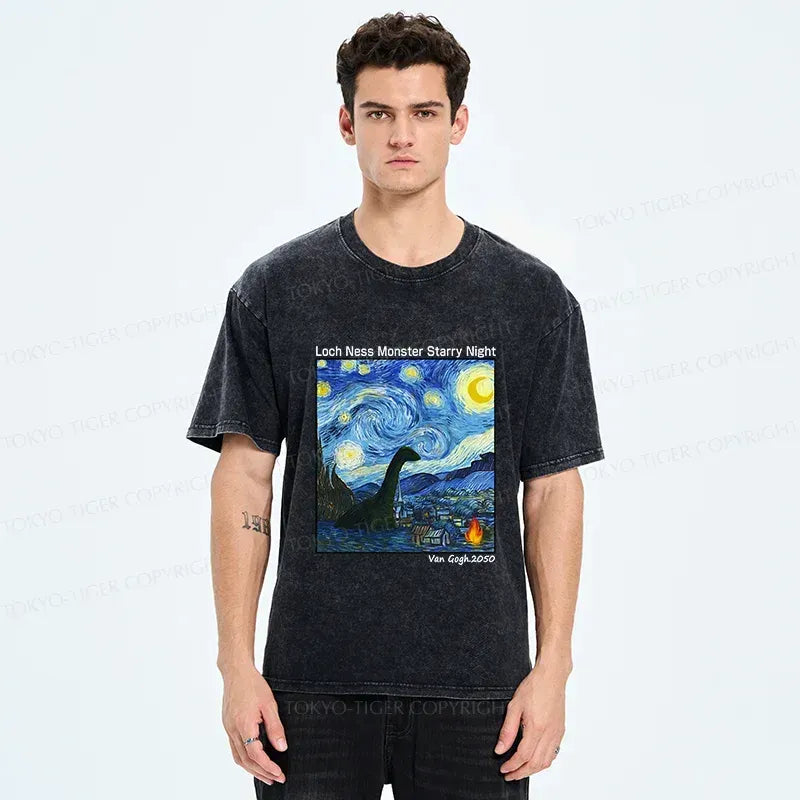 Unisex Loch Ness Monster Ukiyo-e T-Shirt