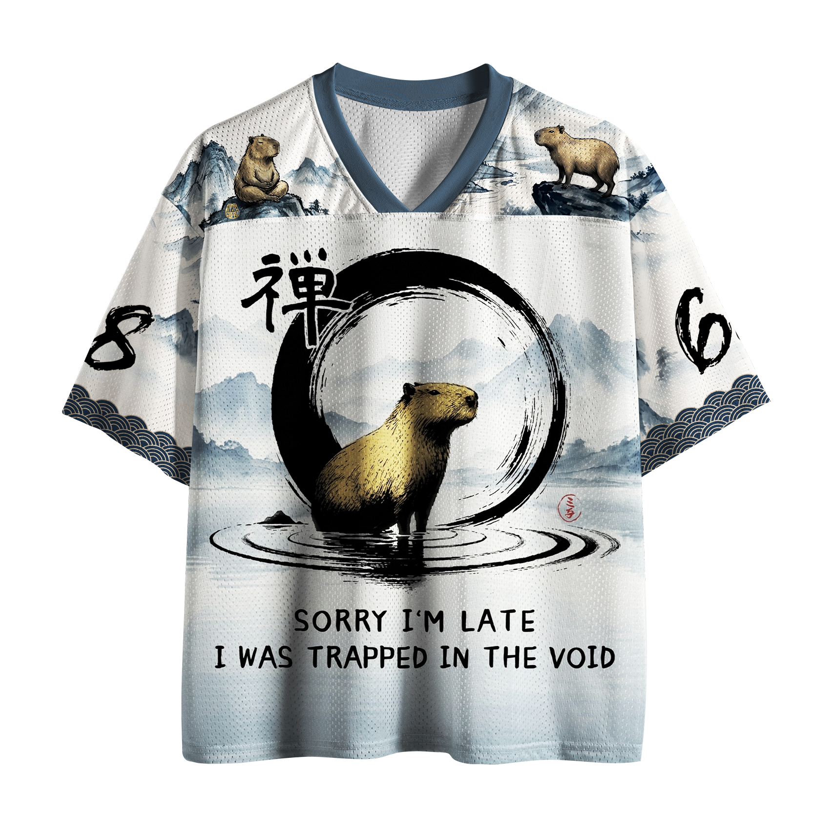 Capybara Mesh Jersey with Free Shipping