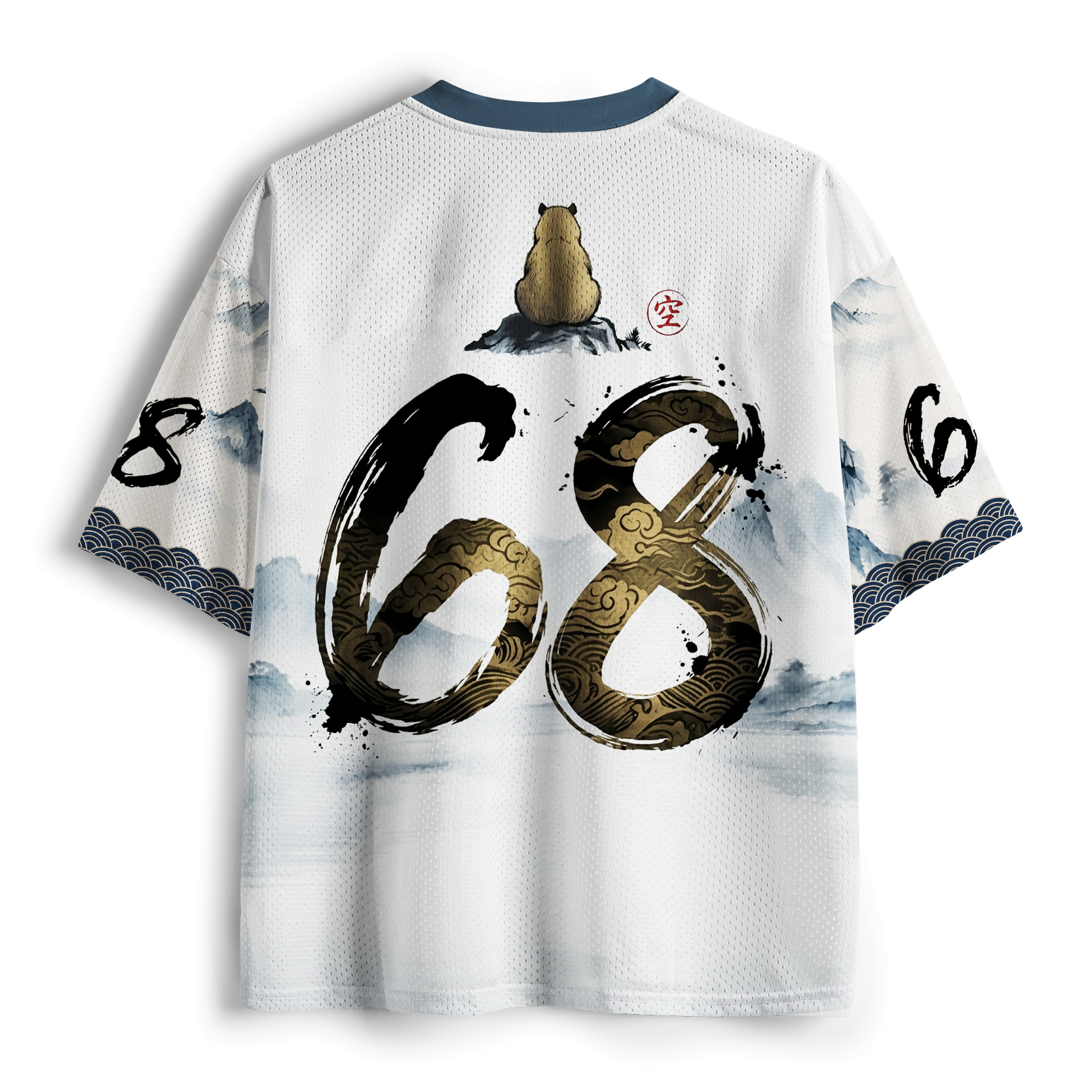 Unisex Capybara Mesh Jersey for Daily Wear