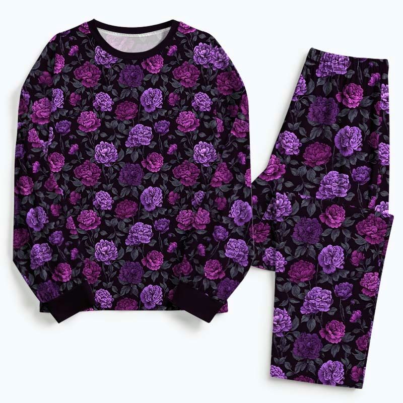 Kyoto-Lion Peony Grace Family Pajama Sets