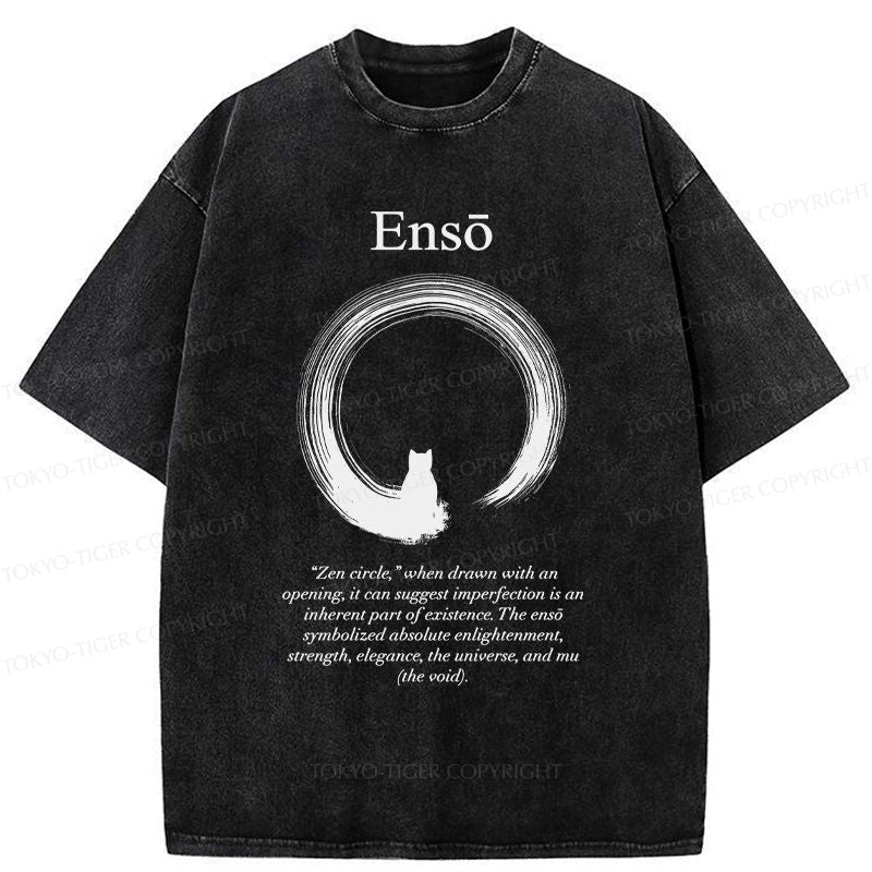 Japanese Zen Cat T-Shirt