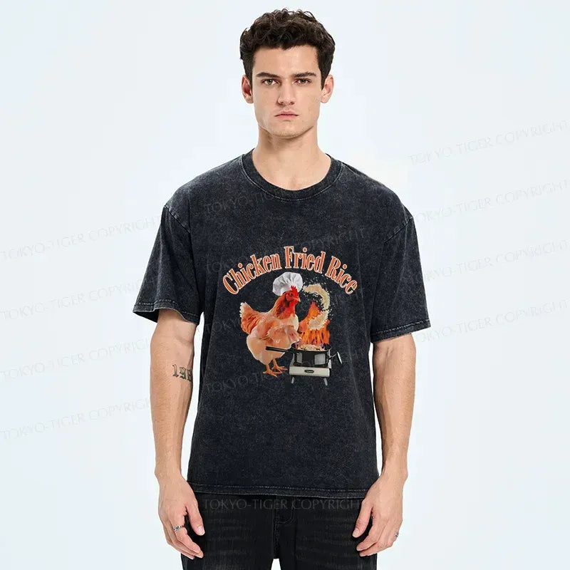 Japanese Vintage Chicken Fried Rice Shirt Gift Idea