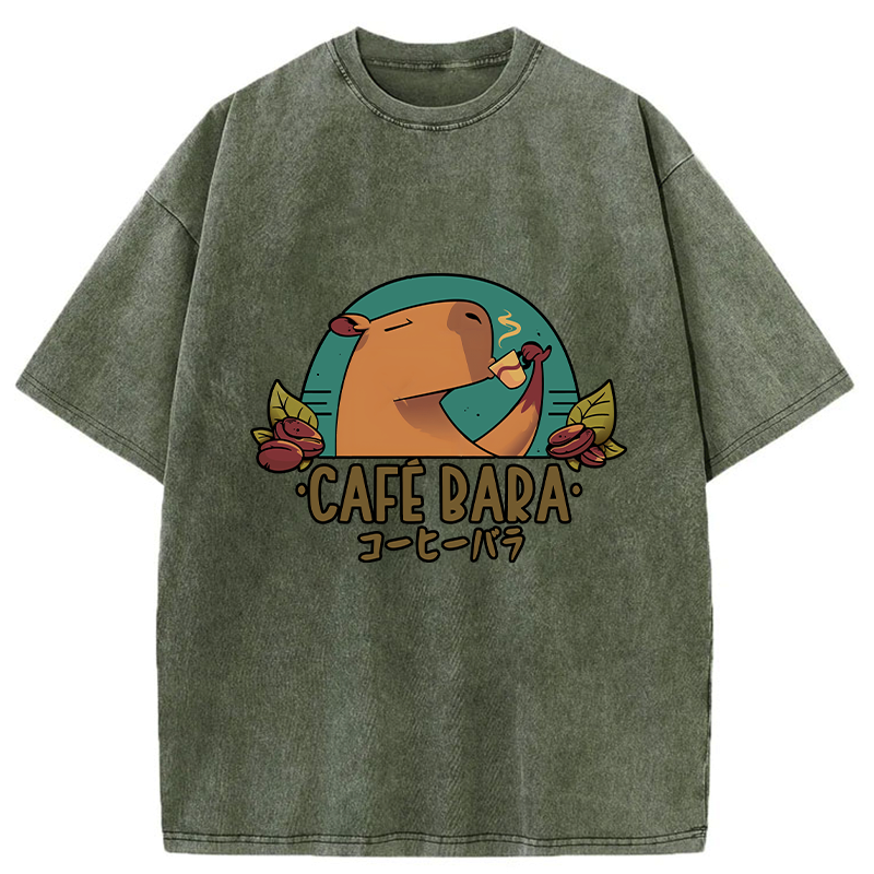 Cafebara Ukiyo-e Style T-Shirt Best Seller