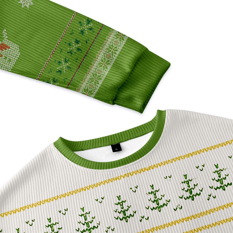 Kyoto-Lion Penguin: Overstimulated but Festive Christmas Ugly Sweatshirt