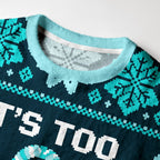 Kyoto-Lion Too Peopley Outdoors Fuzzy Christmas Ugly Sweatshirt