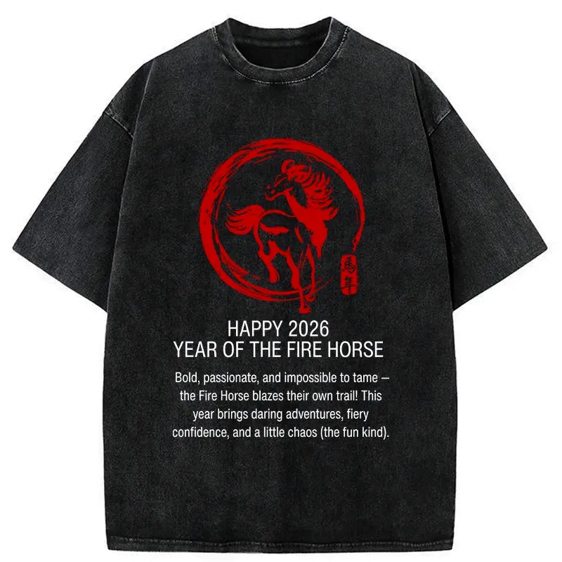 Fire Horse Shirt for Summer Gift