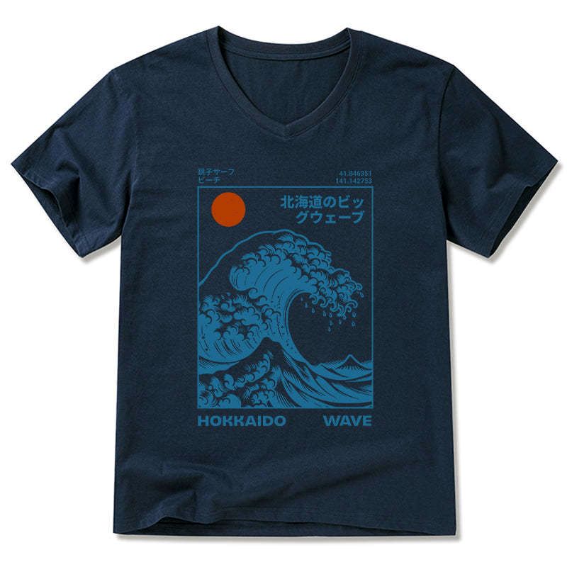 kyoto lion japanese wave tee