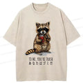 Kyoto-Lion Raccoon's Favorite Trash Washed T-Shirt