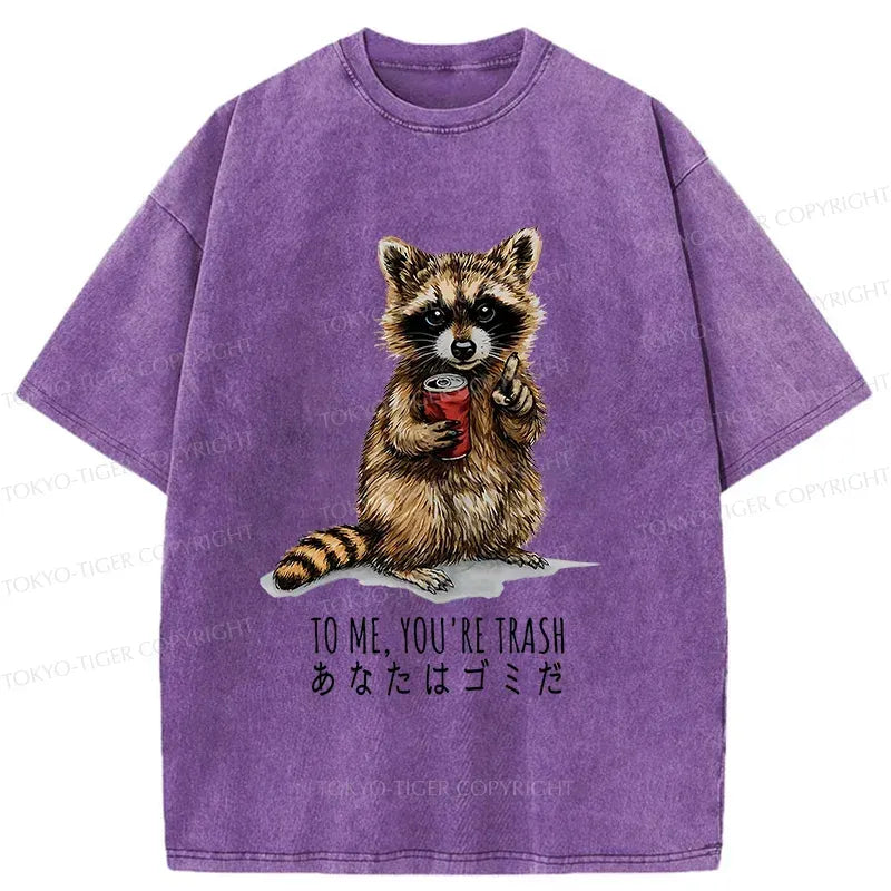 Unisex Washed T-Shirt for Summer Vacation