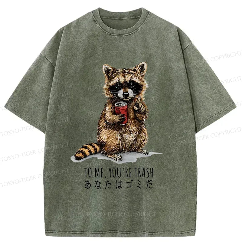 Unisex Washed T-Shirt for Summer Vacation