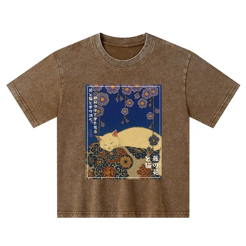 Comfortable Ukiyoe T-Shirt for Children