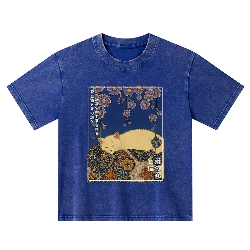 Comfortable Ukiyoe T-Shirt for Children
