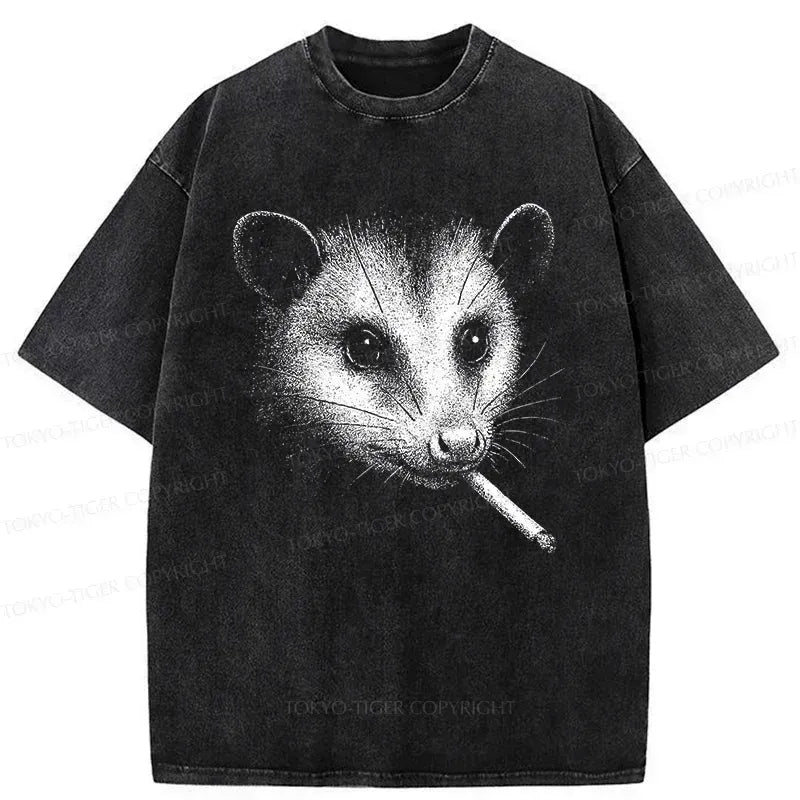 Japanese Washed T-Shirt for Vacation