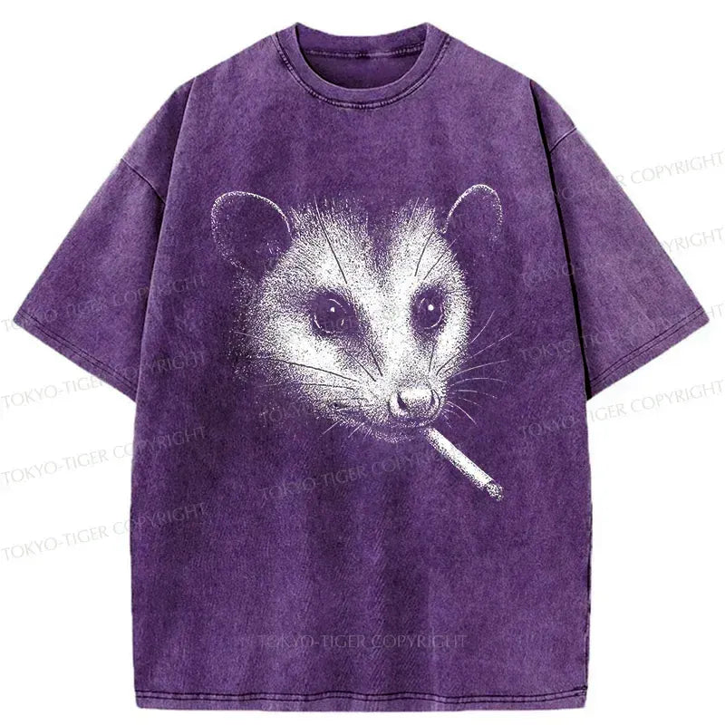 Smoking Possum Tee for Anime Convention