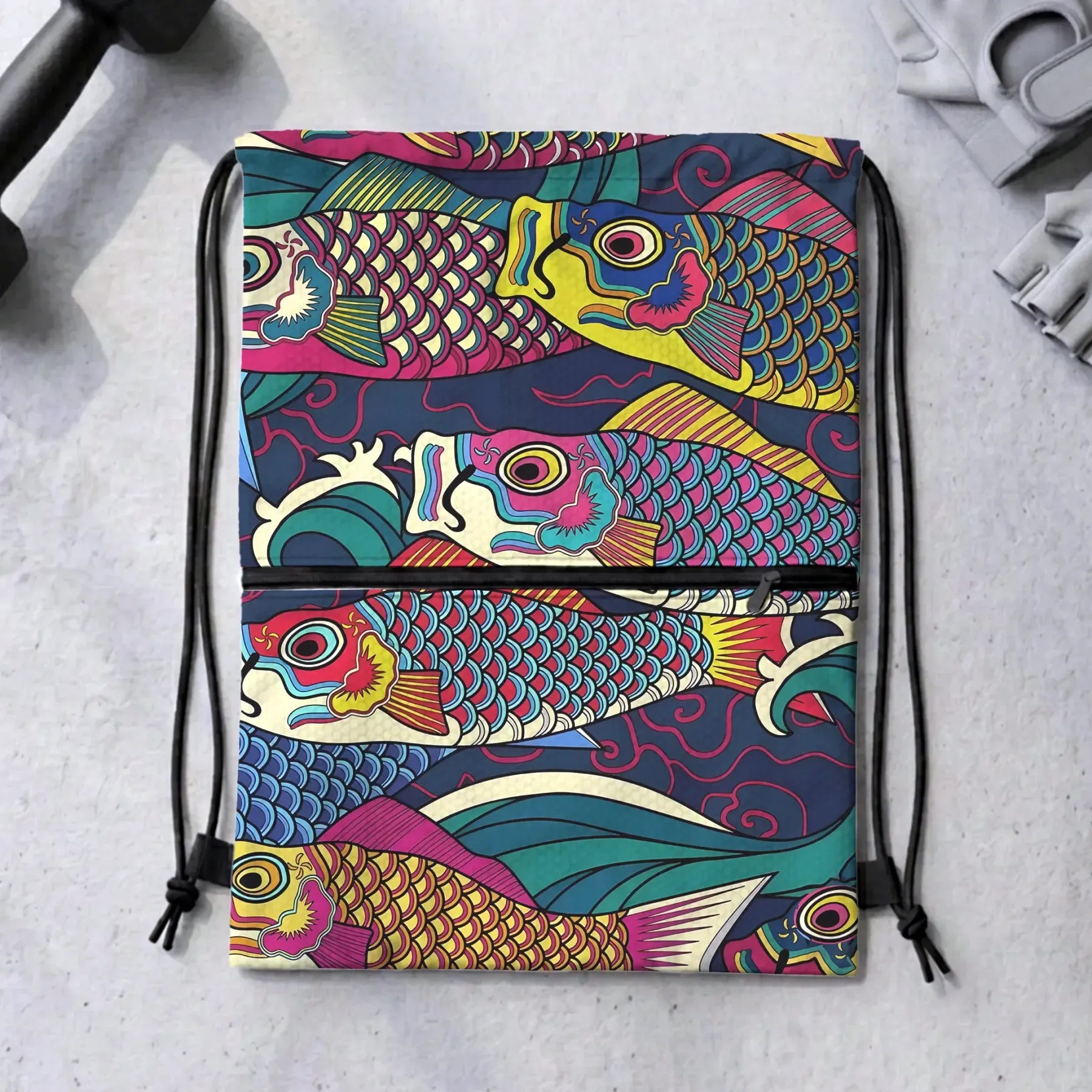 Japanese Koi Backpack for Daily Use Best Seller