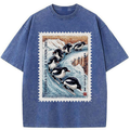 Vintage Unisex T-Shirt with Penguin