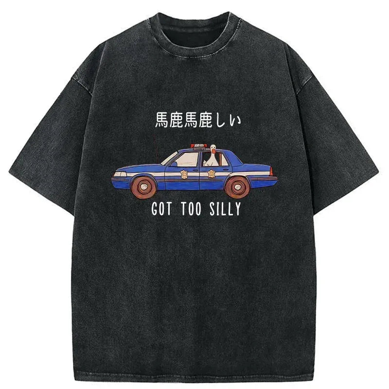 kyoto lion vintage washed tee