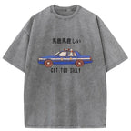funny japanese police car t-shirt
