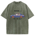 funny japanese police car t-shirt