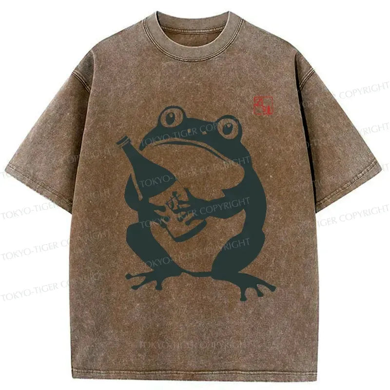 Retro Frog T-Shirt for Japanese Culture