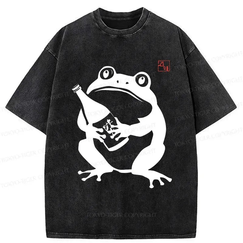 Retro Frog T-Shirt for Japanese Culture