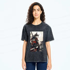 Japanese Vintage Samurai Cat T-Shirt Deal