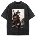 Japanese Vintage Samurai Cat T-Shirt Deal