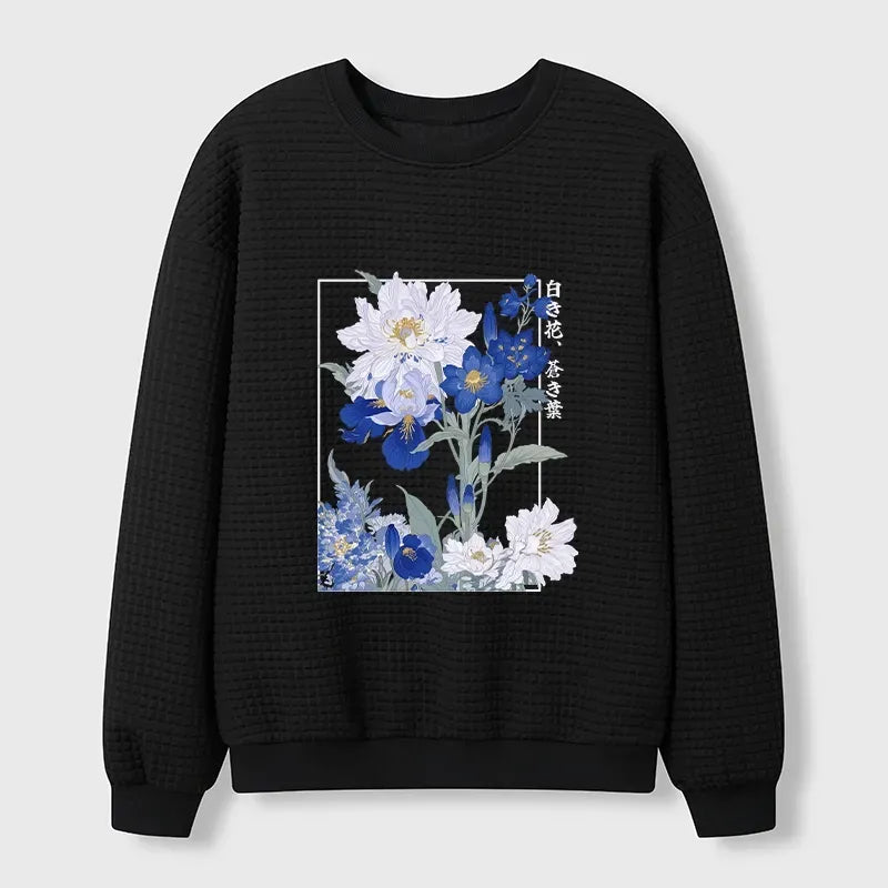 Kyoto-Lion Blossoms Of The Firmament Waffle Sweatshirt