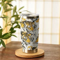 Vintage Tiger Tumbler for Vacation