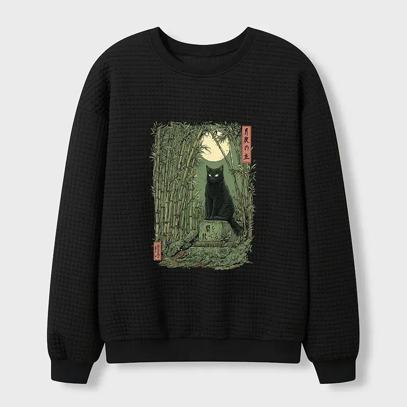 Kyoto Bamboo Forest Sweatshirt with Relaxed Fit