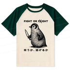 funny japanese raglan t-shirt for everyday wear