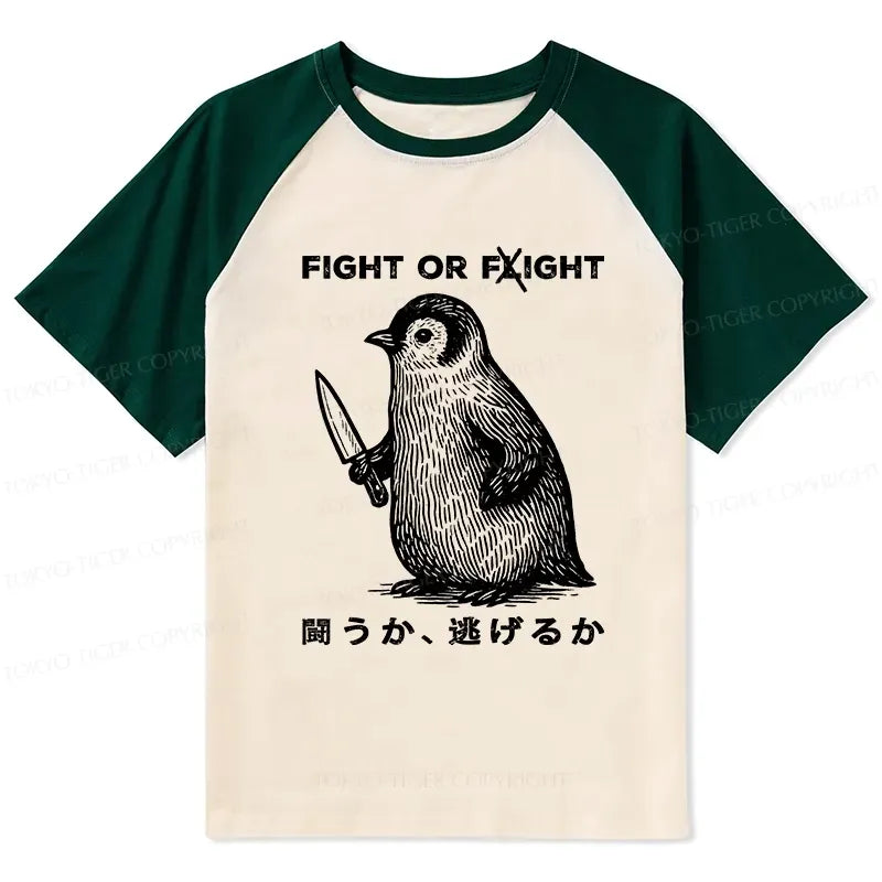 funny japanese raglan t-shirt for everyday wear