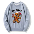 Kyoto-Lion Oh Snap The Gingerbread Man's Christmas Chaos Classic Sweatshirt