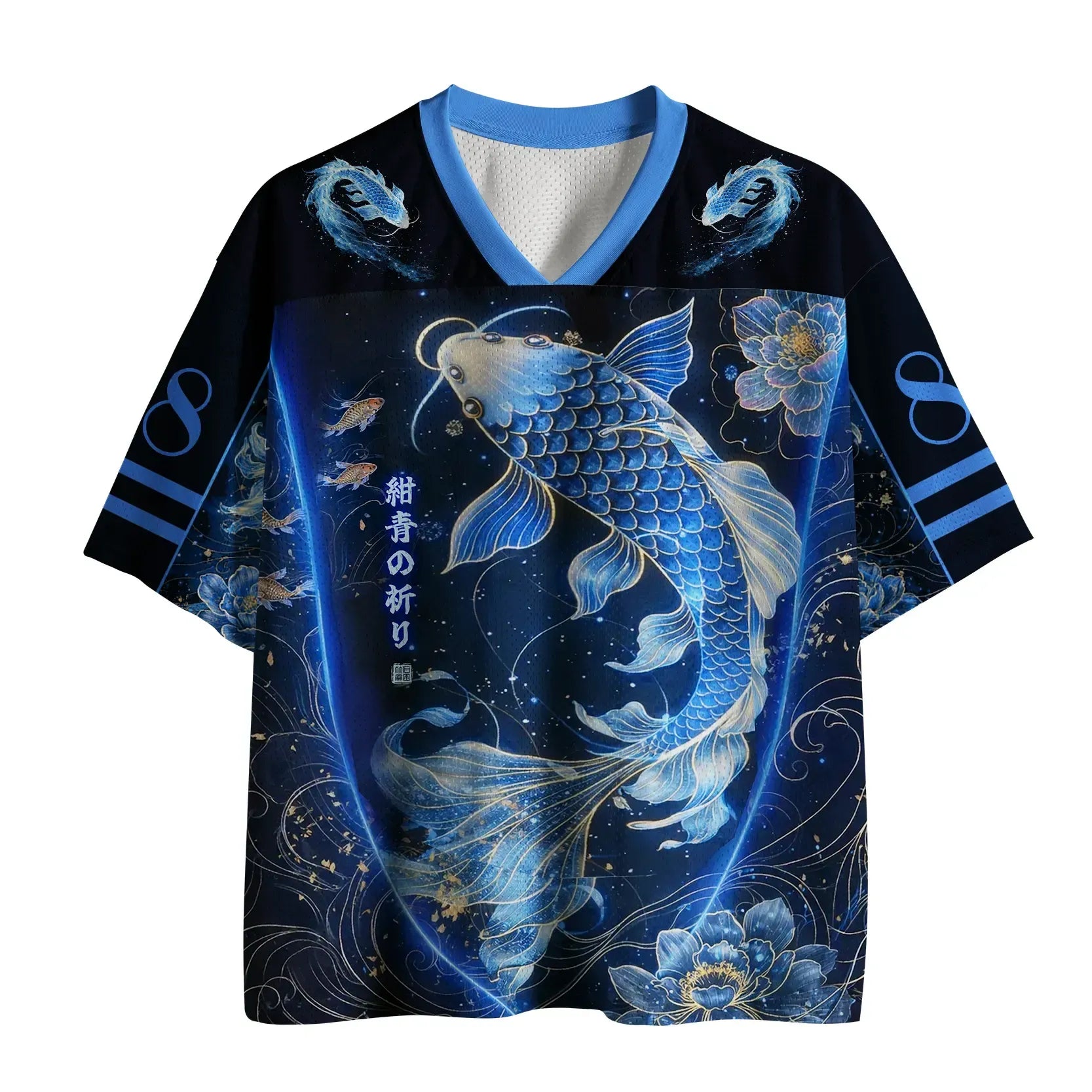 Japanese Koi Mesh Jersey for Summer